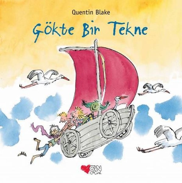 G&ouml;kte Bir Tekne - Ciltli-  kapak resmi Can &Ccedil;ocuk Yayınları KartonKinder