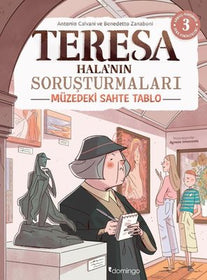 Teresa Hala'nın Soruşturmaları 3 &ndash; M&uuml;zedeki Sahte Tablo  kapak resmi Domingo Yayınları KartonKinder