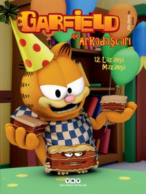 Garfield ve Arkadaşları-12 Lazanya Mazanya  kapak resmi Yapı Kredi Yayınları KartonKinder