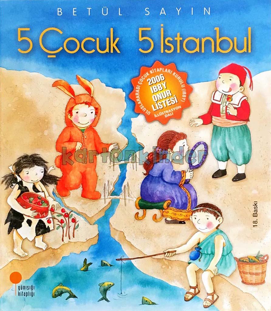 5 Çocuk 5 İstanbul  kapak resmi Günışığı Kitaplığı KartonKinder