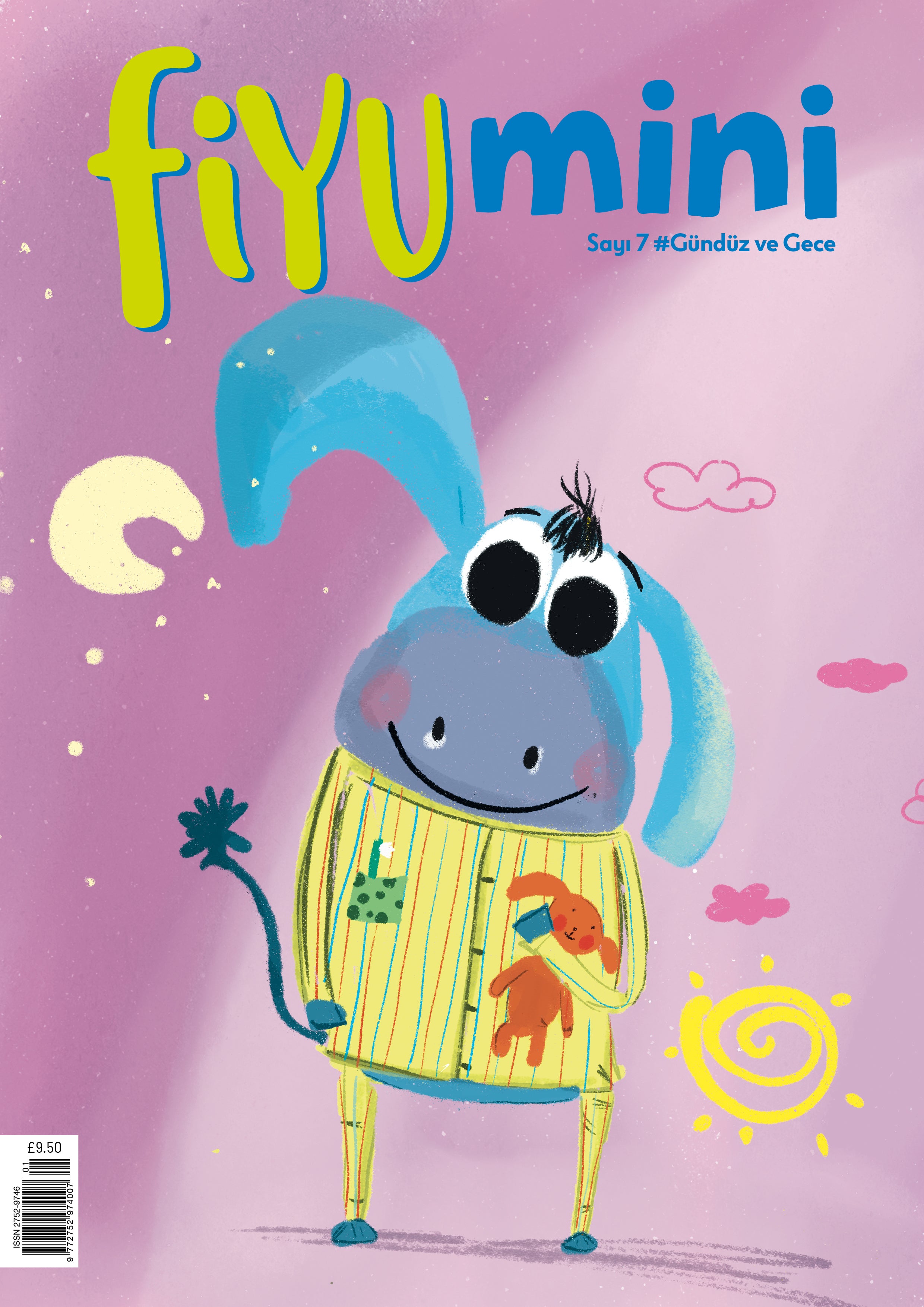 Fiyu Mini Dergi- Sayı 1  kapak resmi Lydia Media Ltd. KartonKinder