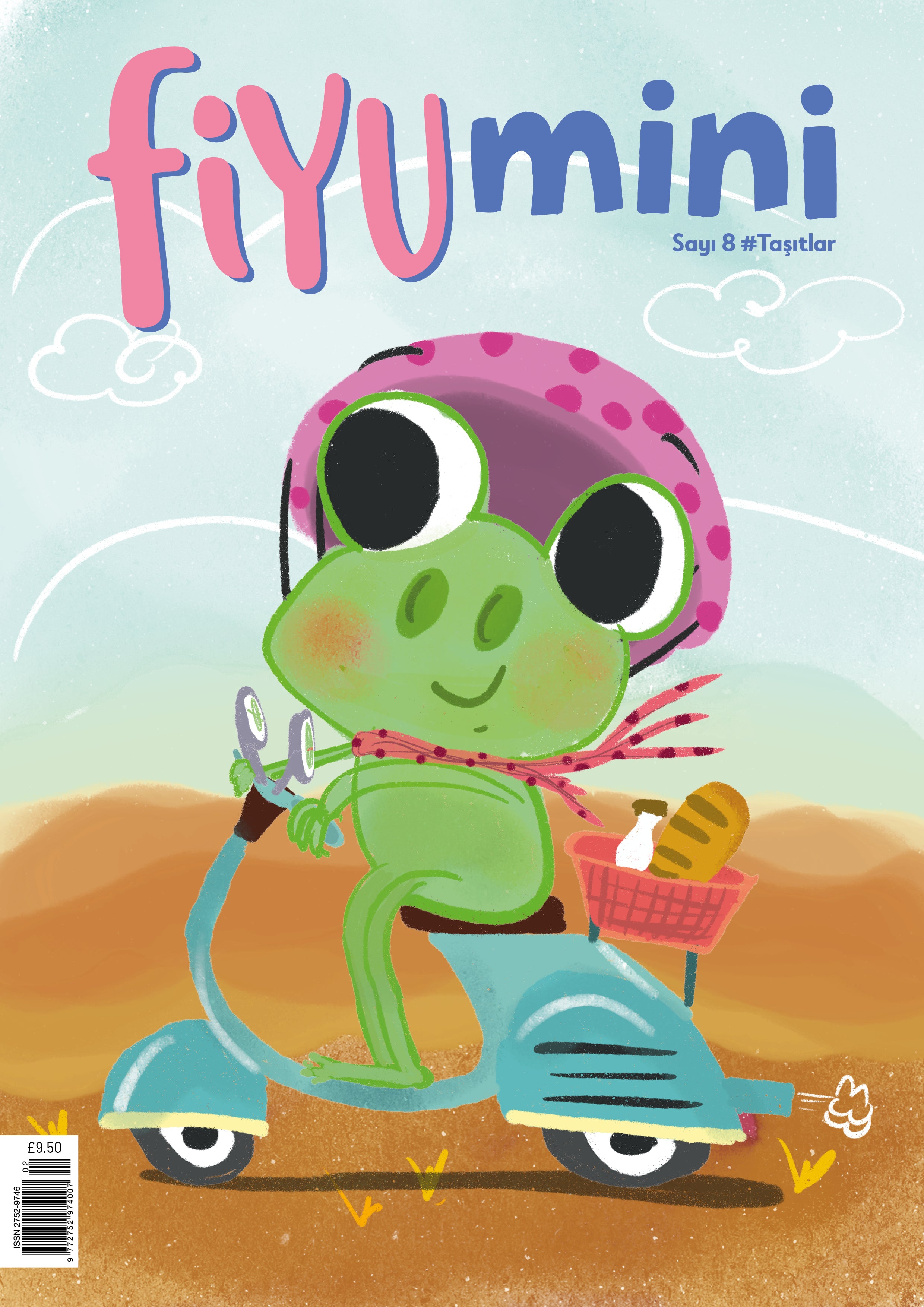 Fiyu Mini Dergi- Sayı 2  kapak resmi Lydia Media Ltd. KartonKinder