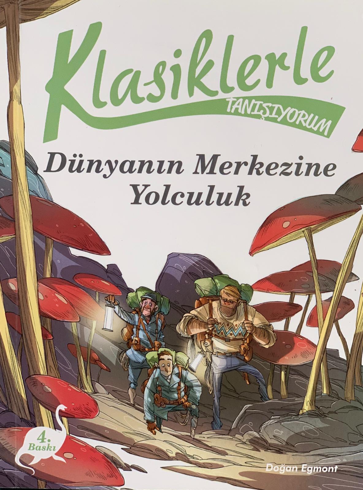 Dünyanın Merkezine Yolculuk - Klasiklerle Tanışıyorum  kapak resmi Doğan Egmont Yayıncılık KartonKinder