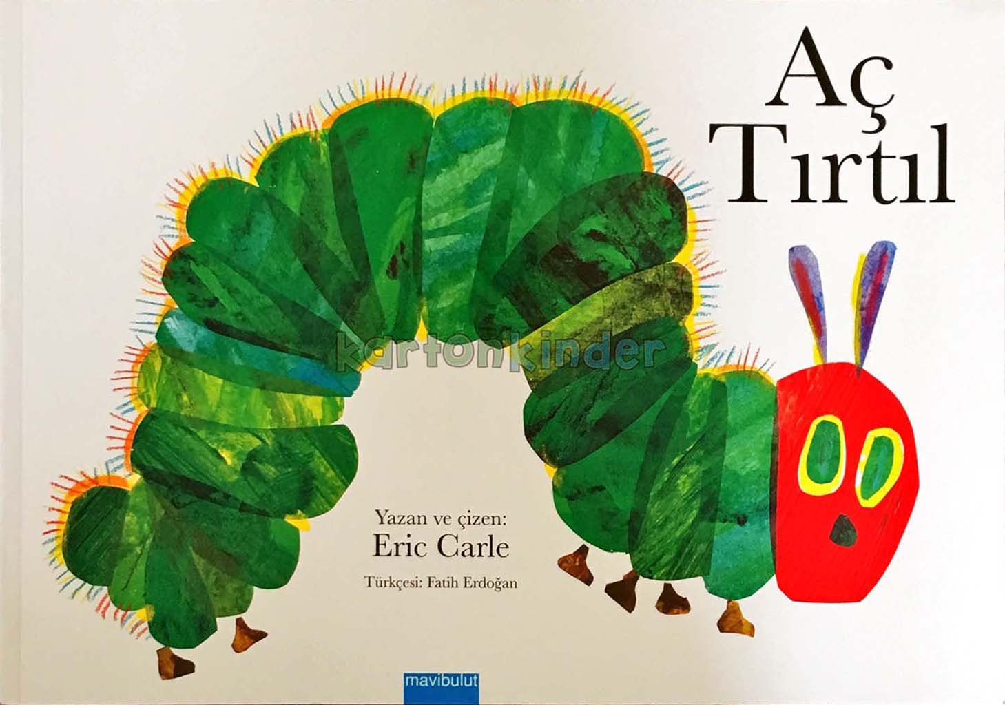 Aç Tırtıl  kapak resmi Mavibulut Yayınları KartonKinder