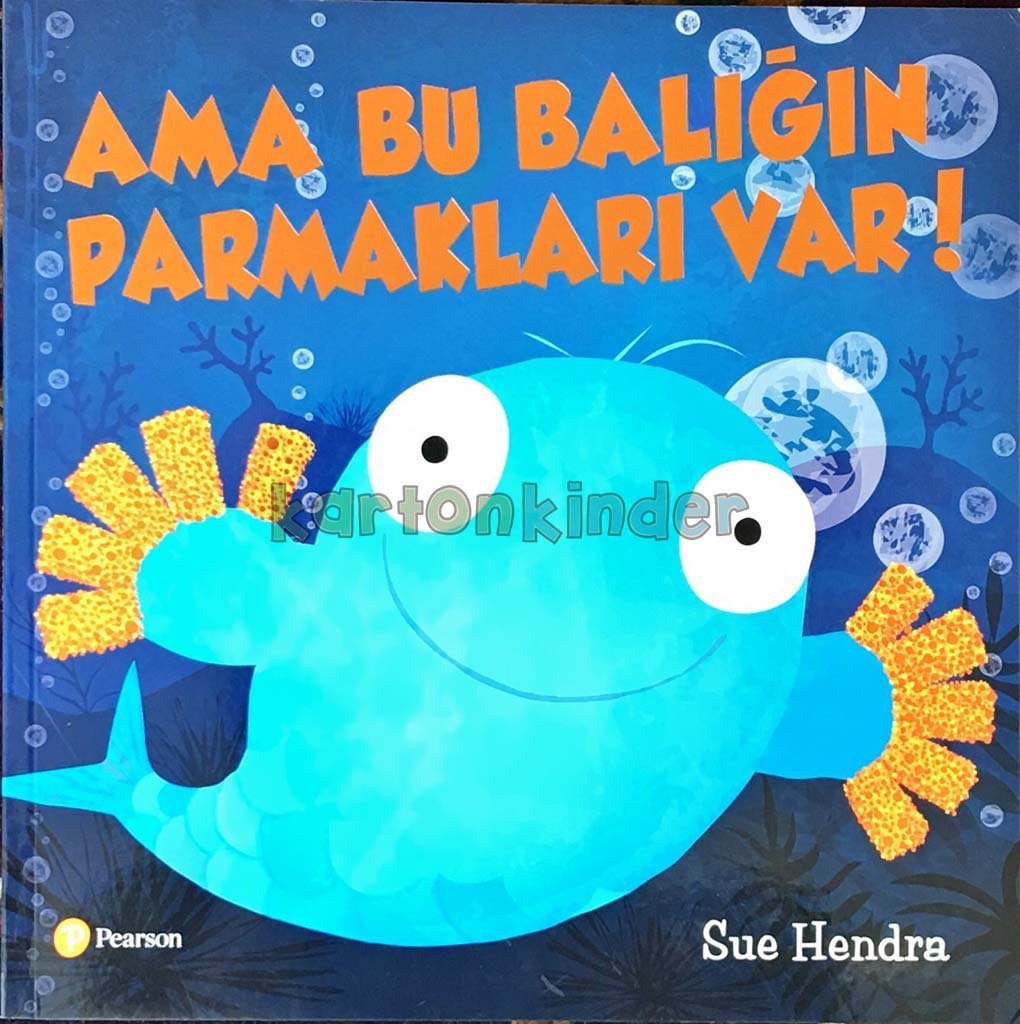 Ama Bu Balığın Parmakları Var!  kapak resmi Pearson Çocuk Kitapları KartonKinder