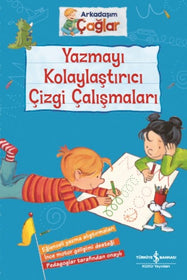 Arkadaşım Çağlar- Yazmayı Kolaylaştırıcı Çizgi Çalışmaları - İş Bankası Kültür Yayınları KartonKinder