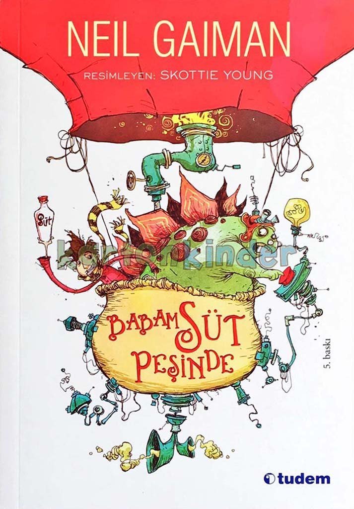 Babam Süt Peşinde  kapak resmi Tudem Yayınları KartonKinder