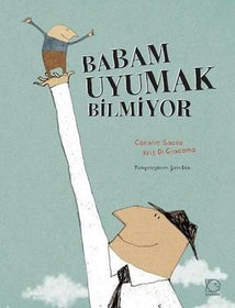 Babam Uyumak Bilmiyor  kapak resmi Uçanbalık Yayınları KartonKinder