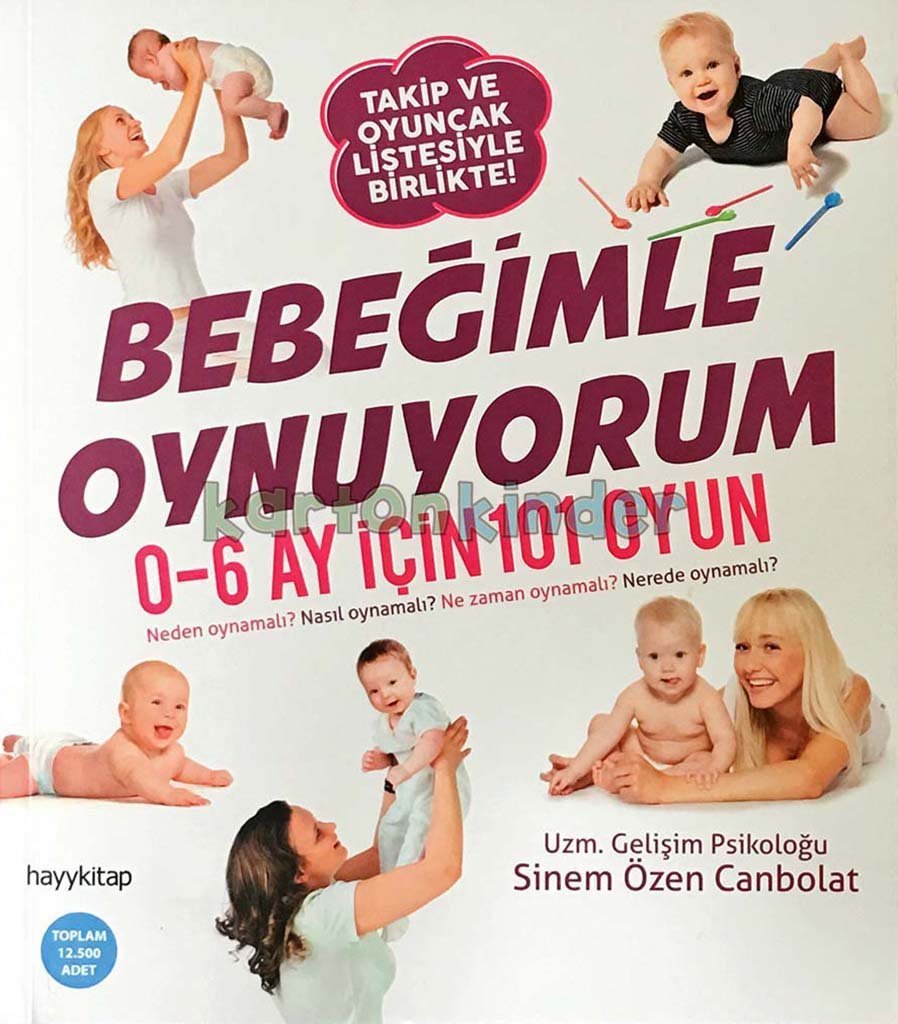 Bebeğimle Oynuyorum  kapak resmi Hayykitap KartonKinder