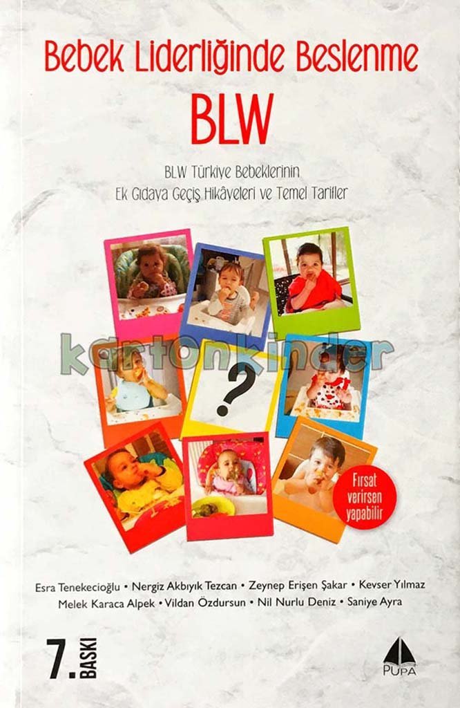 Bebek Liderliğinde Beslenme BLW  kapak resmi Pupa Yayınları KartonKinder