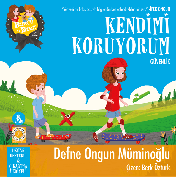 Burcu ve Berk - Kendimi Koruyorum  kapak resmi Artemis Yayınları KartonKinder