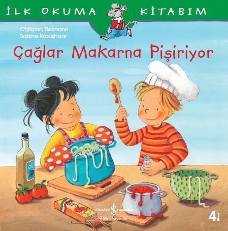 Çağlar Makarna Pişiriyor  kapak resmi İş Bankası Kültür Yayınları KartonKinder