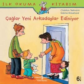 Çağlar Yeni Arkadaşlar Ediniyor  kapak resmi İş Bankası Kültür Yayınları KartonKinder