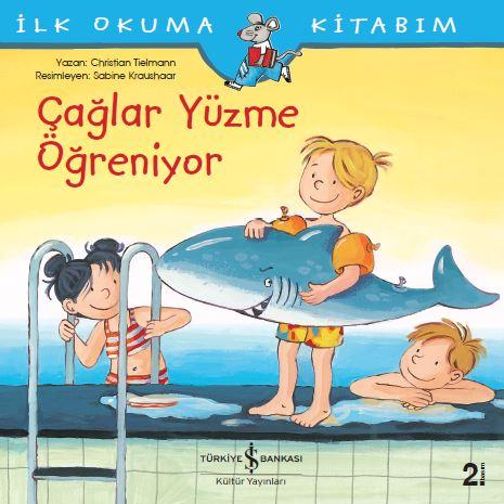 Çağlar Yüzme Öğreniyor  kapak resmi İş Bankası Kültür Yayınları KartonKinder