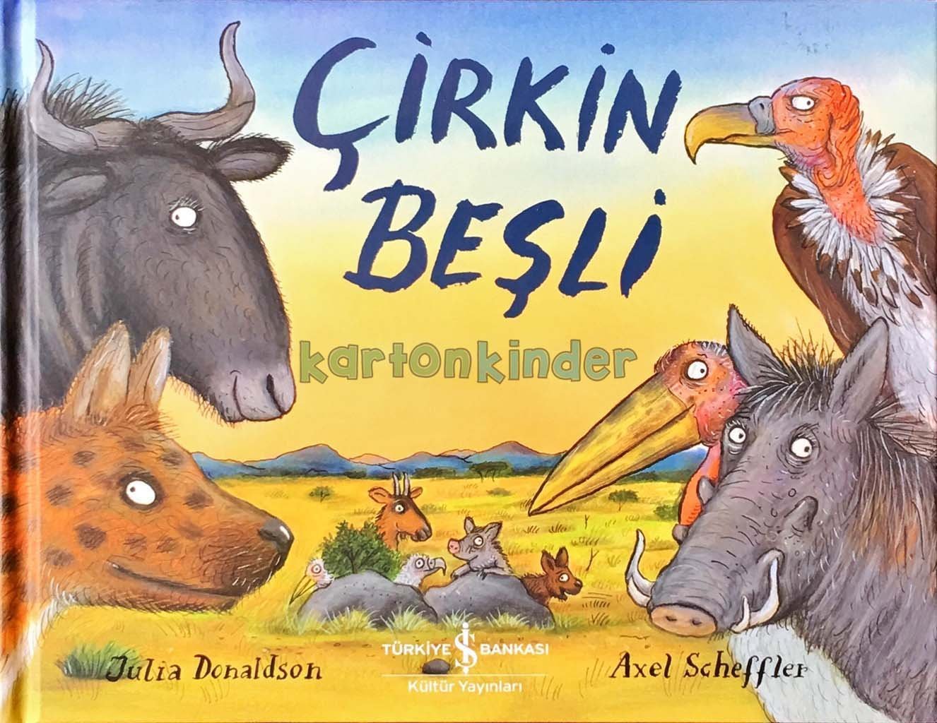 Çirkin Beşli (Ciltli Kapak)  kapak resmi İş Bankası Kültür Yayınları KartonKinder