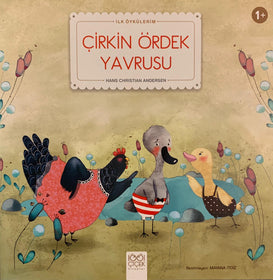 Çirkin Ördek Yavrusuı - İlk Öykülerim  kapak resmi 1001 Çiçek Kitaplar KartonKinder