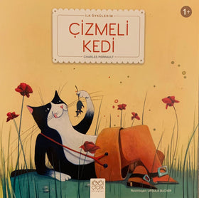 Çizmeli Kedi - İlk Öykülerim  kapak resmi 1001 Çiçek Kitaplar KartonKinder