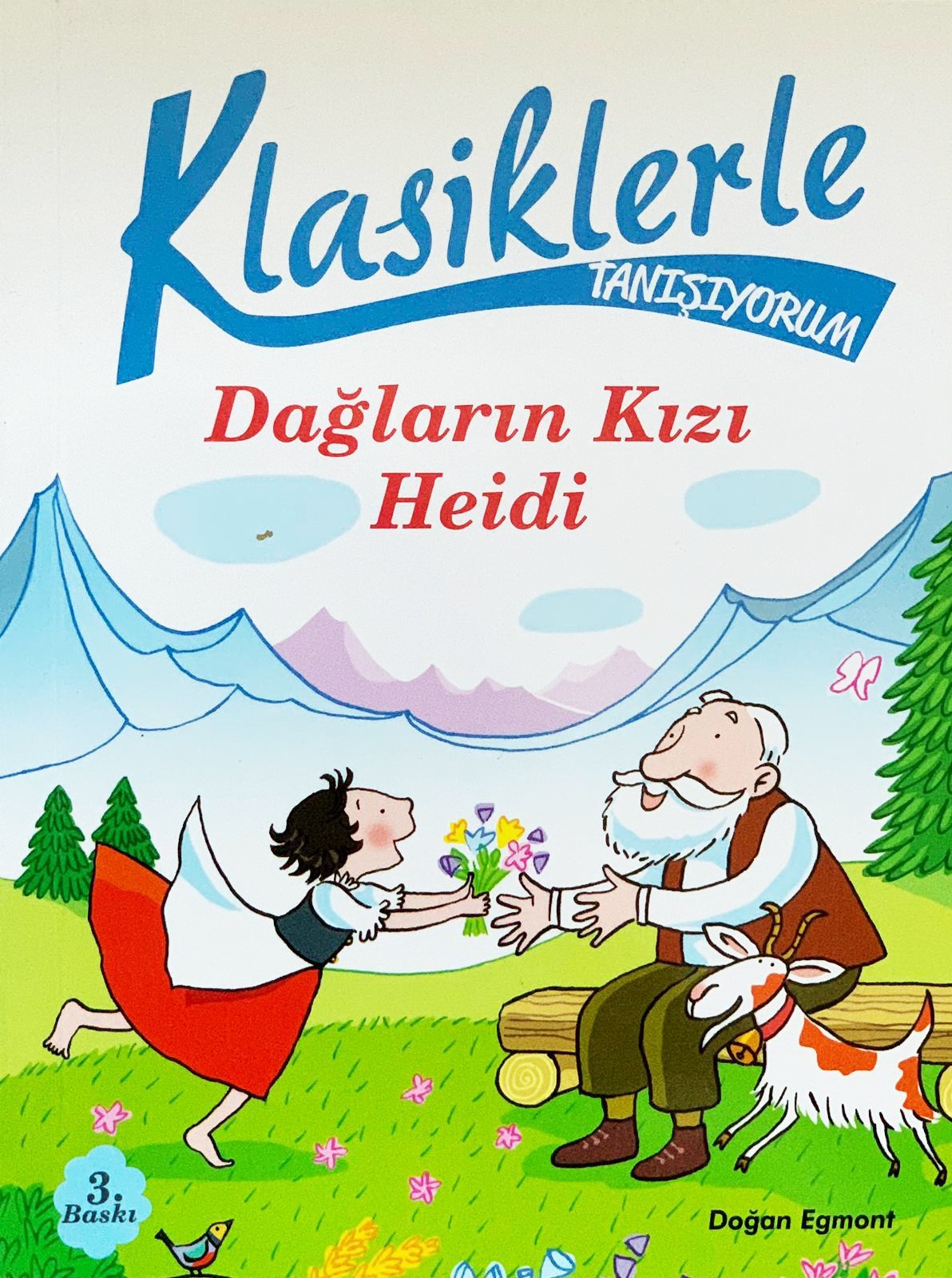 Dağların Kızı Heidi - Klasiklerle Tanışıyorum  kapak resmi Doğan Egmont Yayıncılık KartonKinder