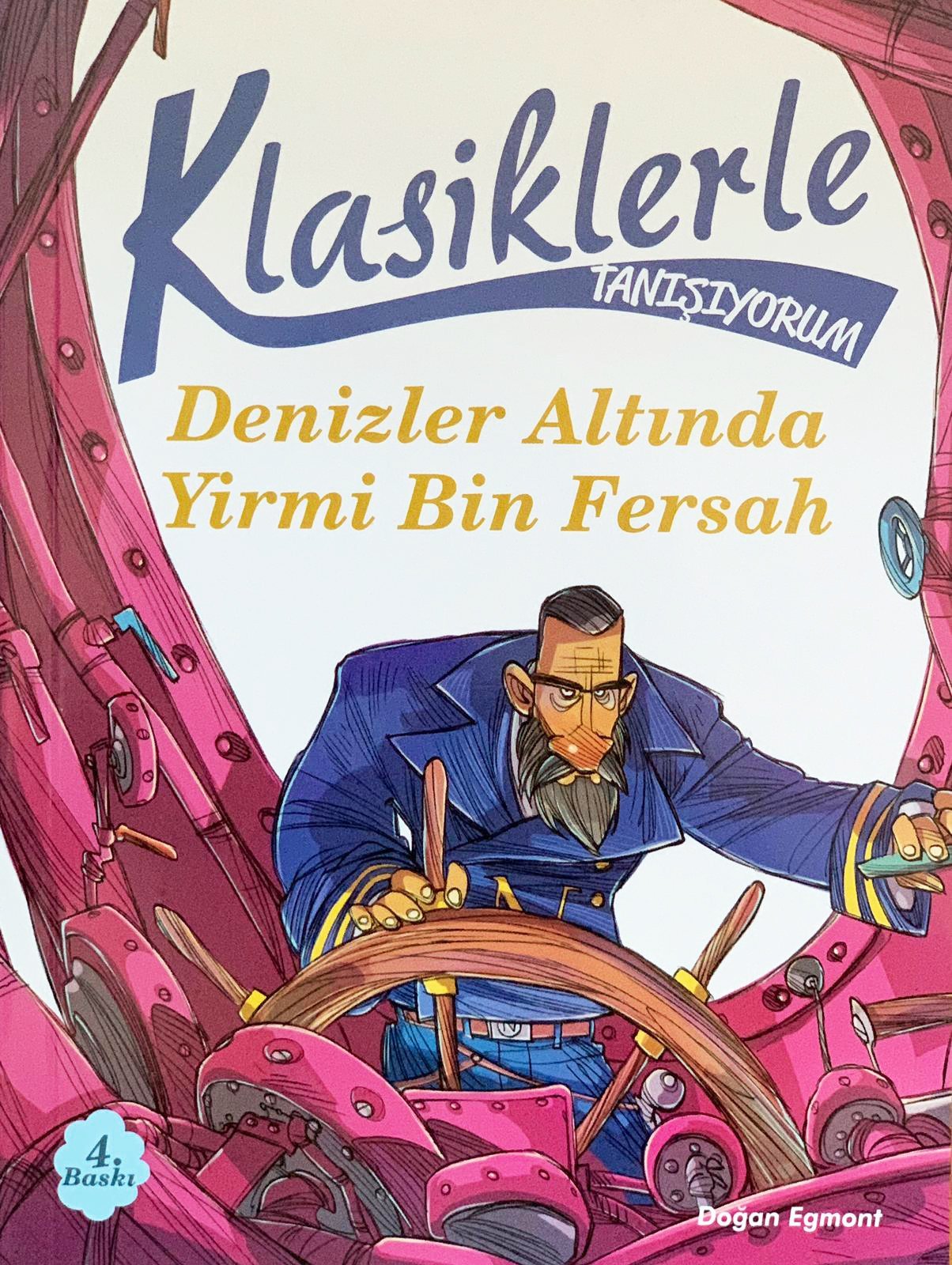 Denizler Altında Yirmi Bin Fersah - Klasiklerle Tanışıyorum  kapak resmi Doğan Egmont Yayıncılık KartonKinder