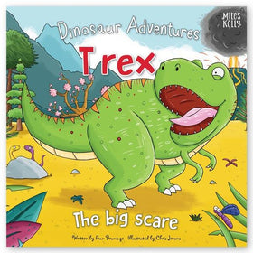 DINOSAUR ADVENTURES: T REX – THE BIG SCARE  kapak resmi Miles Kelly KartonKinder
