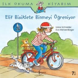 Elif Bisiklete Binmeyi Öğreniyor  kapak resmi İş Bankası Kültür Yayınları KartonKinder