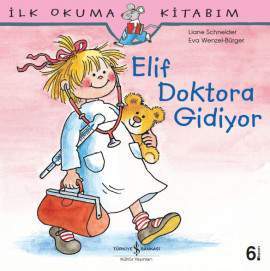 Elif Doktora Gidiyor  kapak resmi İş Bankası Kültür Yayınları KartonKinder