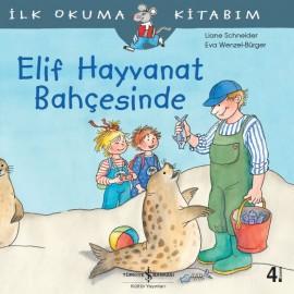 Elif Hayvanat Bahçesinde  kapak resmi İş Bankası Kültür Yayınları KartonKinder