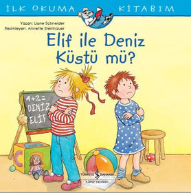 Elif ile Deniz Küstü mü?  kapak resmi İş Bankası Kültür Yayınları KartonKinder