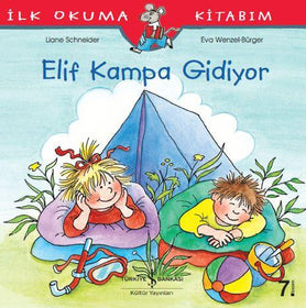 Elif Kampa Gidiyor  kapak resmi İş Bankası Kültür Yayınları KartonKinder
