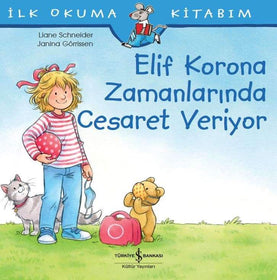 Elif Korona Zamanlarında Cesaret Veriyor  kapak resmi İş Bankası Kültür Yayınları KartonKinder