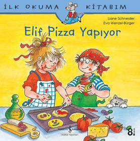 Elif Pizza Yapıyor  kapak resmi İş Bankası Kültür Yayınları KartonKinder