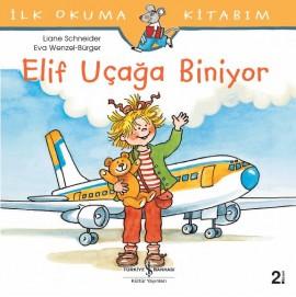 Elif Uçağa Biniyor  kapak resmi İş Bankası Kültür Yayınları KartonKinder