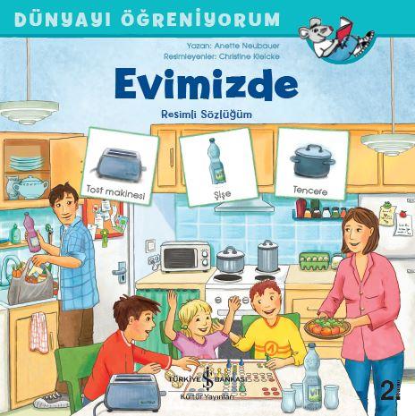 Evimizde – Dünyayı Öğreniyorum  kapak resmi İş Bankası Kültür Yayınları KartonKinder