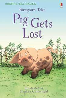 Farmyard Tales Pig Gets Lost  HARDCOVER  kapak resmi usborne KartonKinder
