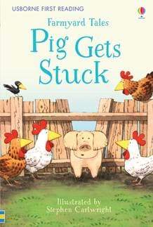 Farmyard Tales Pig Gets Stuck HARDCOVER  kapak resmi usborne KartonKinder