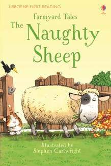 Farmyard Tales The Naughty Sheep HARDCOVER  kapak resmi usborne KartonKinder