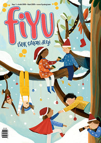 Fiyu Dergi- Sayı 1  kapak resmi Lydia Media Ltd. KartonKinder