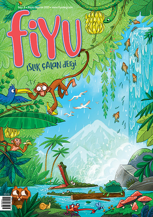 Fiyu Dergi- Sayı 3  kapak resmi Lydia Media Ltd. KartonKinder