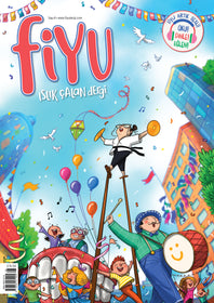 Fiyu Dergi- Sayı 8  kapak resmi Lydia Media Ltd. KartonKinder