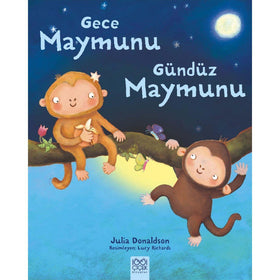 Gece Maymunu Gündüz Maymunu  kapak resmi İş Bankası Kültür Yayınları KartonKinder