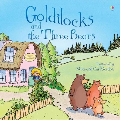 Goldilocks and the Three Bears  kapak resmi usborne KartonKinder