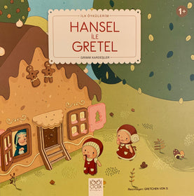 Hansel ile Gretel - İlk Öykülerim  kapak resmi 1001 Çiçek Kitaplar KartonKinder