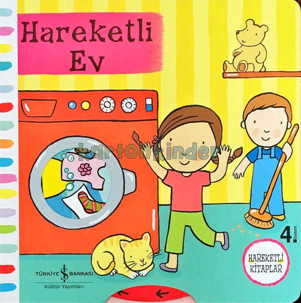 Hareketli Ev  kapak resmi İş Bankası Kültür Yayınları KartonKinder