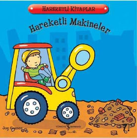 Hareketli Makineler-Hareketli kitap  kapak resmi İş Bankası Kültür Yayınları KartonKinder