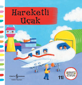 Hareketli Uçak-Hareketli kitap  kapak resmi İş Bankası Kültür Yayınları KartonKinder