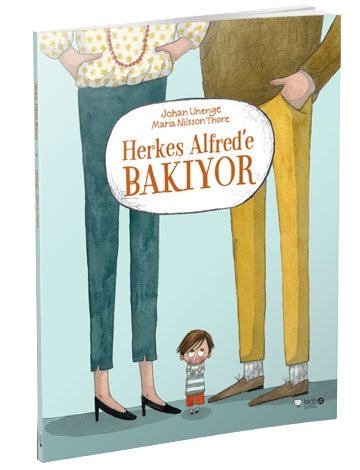Herkes Alfred'e Bakıyor  kapak resmi Redhouse Kidz Yayınları KartonKinder