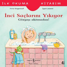 İnci Saçlarını Yıkıyor  kapak resmi İş Bankası Kültür Yayınları KartonKinder