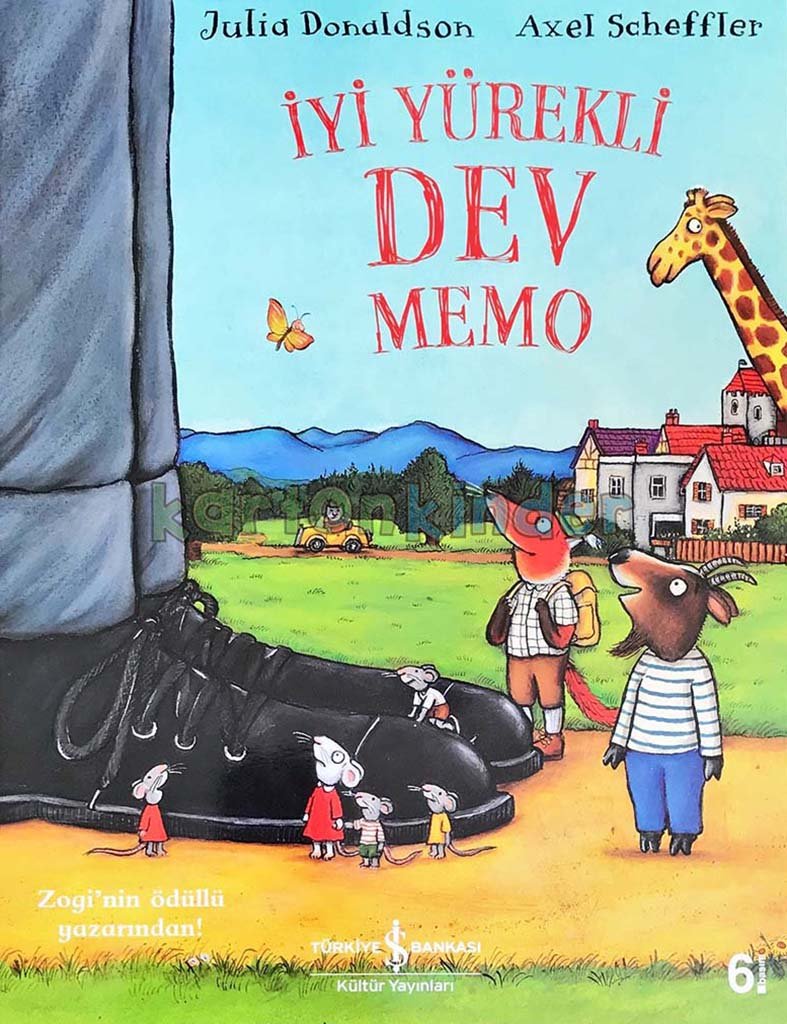 İyi Yürekli Dev Memo  kapak resmi İş Bankası Kültür Yayınları KartonKinder