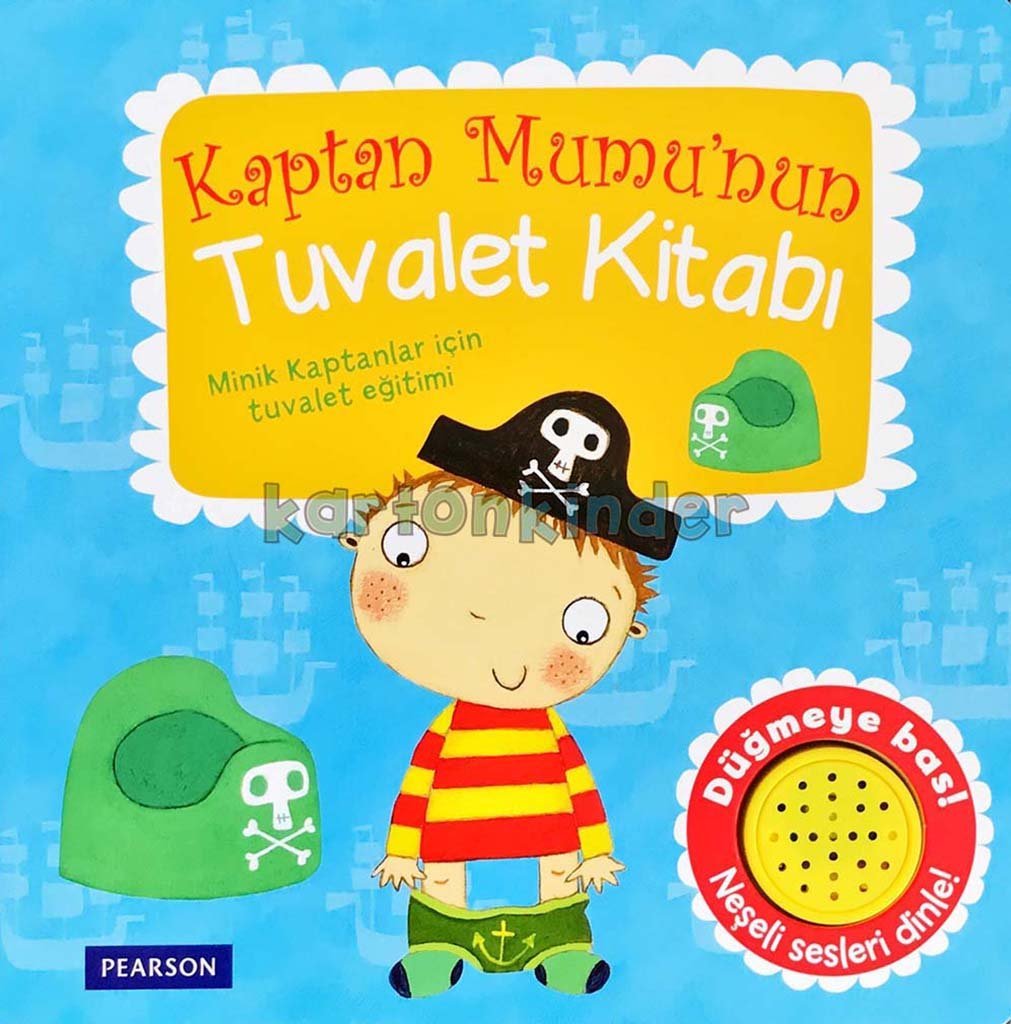 Kaptan Mumu'nun Tuvalet Kitabı  kapak resmi Pearson Çocuk Kitapları KartonKinder