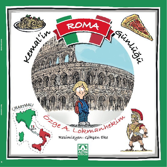 Kemal'in Roma Günlüğü  kapak resmi Altın Kitaplar KartonKinder